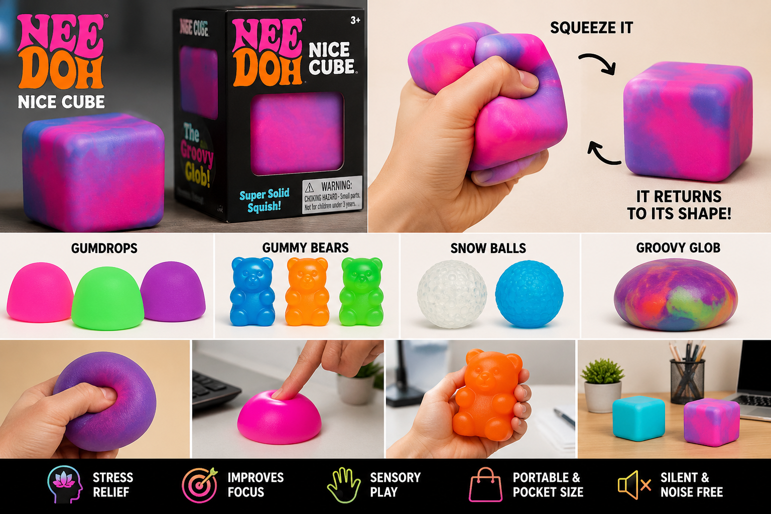 what is NeeDoh Nice cube
