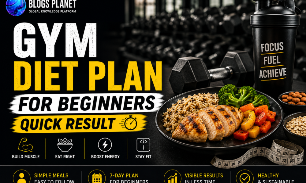 Gym Diet Plan for beginners